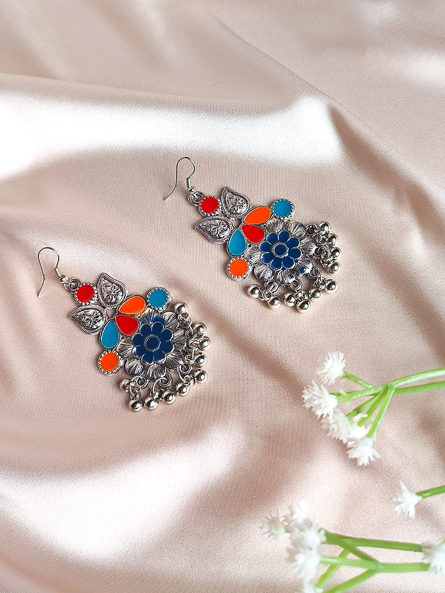 Kusum Earrings – Floral-Inspired Elegant Designer Jewelry