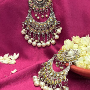 SawanMoti Chandbali Earrings