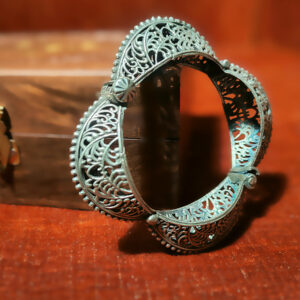 Kankana Bangles | Classic Oxidized Silver Jewelry