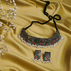 Rang Kanika Necklace | Colorful Statement Jewelry