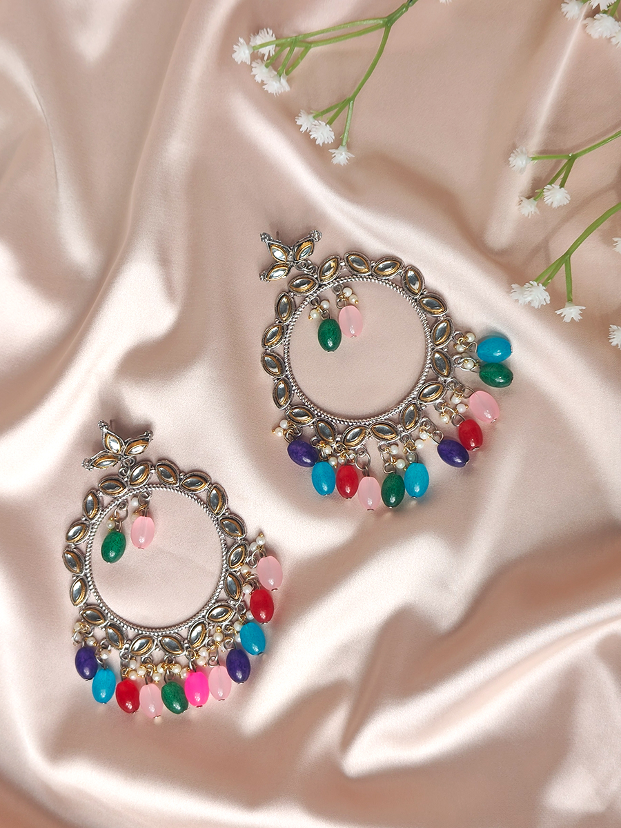 Rang Ratnavi Earrings | Colorful Traditional Jewelry