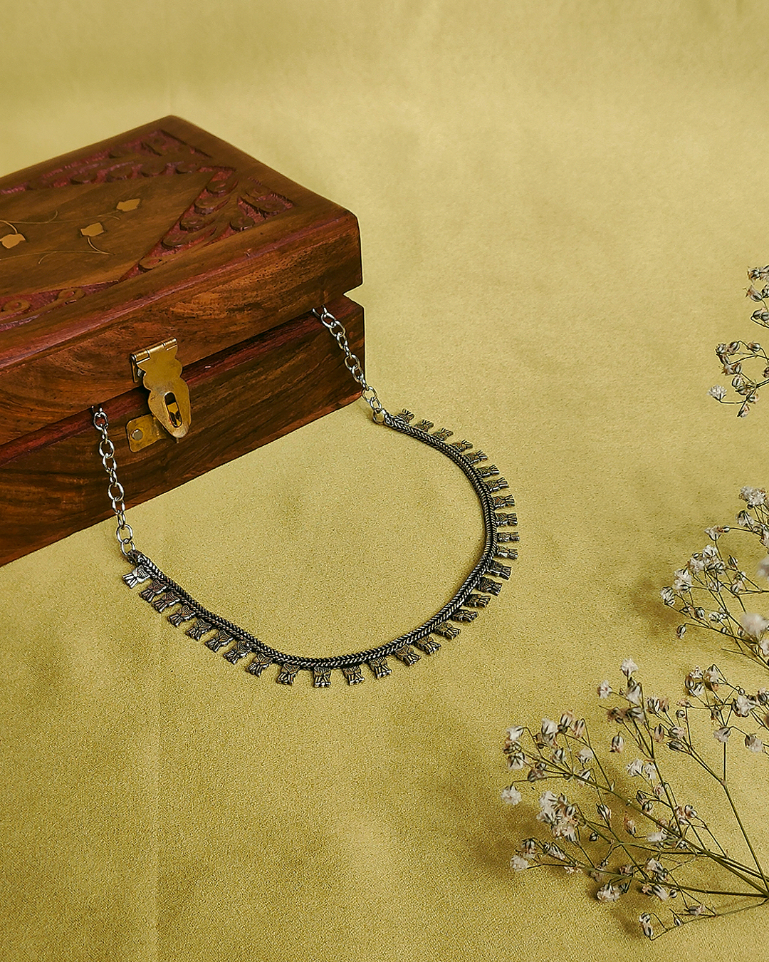 Valli Necklace | Classic Traditional Silver Jewelry